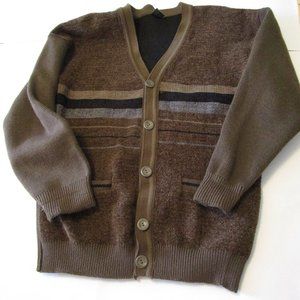 Beko Tricot Men's Cardigan Sweater Button Down Multi-Color Preowned